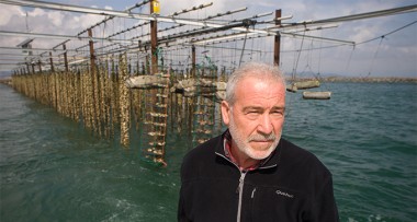 Ramon Carles Gilabert, productor de mejillones en el Delta del Ebro.